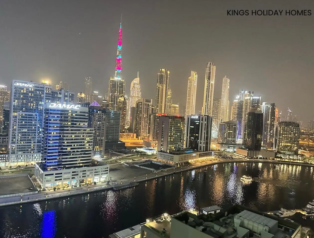 Binghatti Canal With Private Jacuzzi Burj Khalifa View Kings Dubai