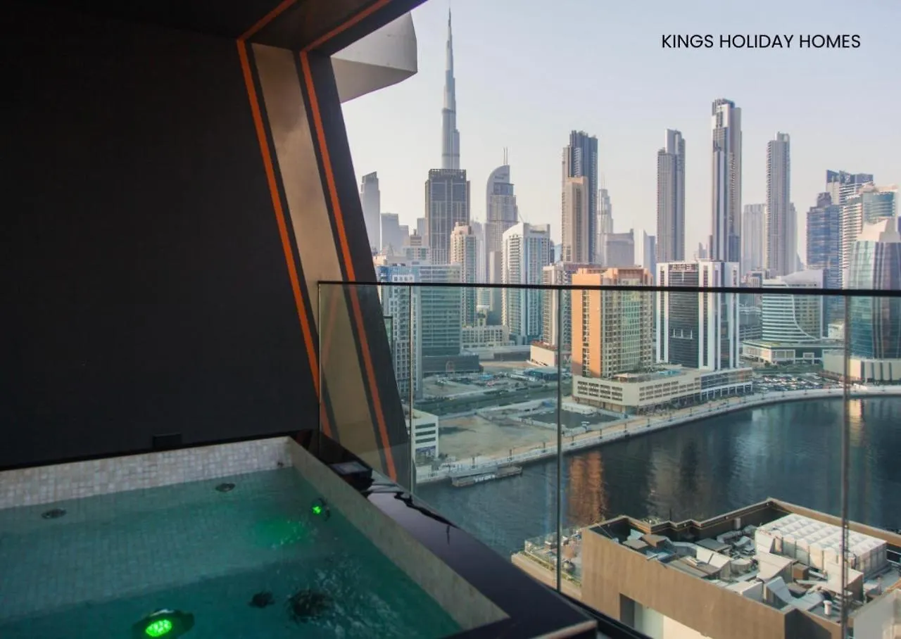 Binghatti Canal With Private Jacuzzi Burj Khalifa View Kings contacts
