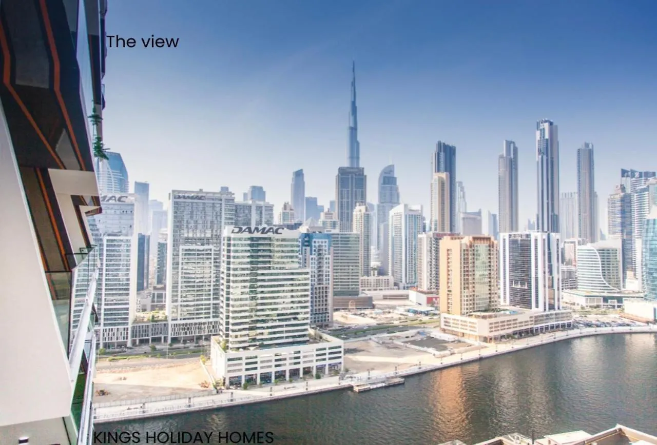 Binghatti Canal With Private Jacuzzi Burj Khalifa View Kings Dubai Guest house