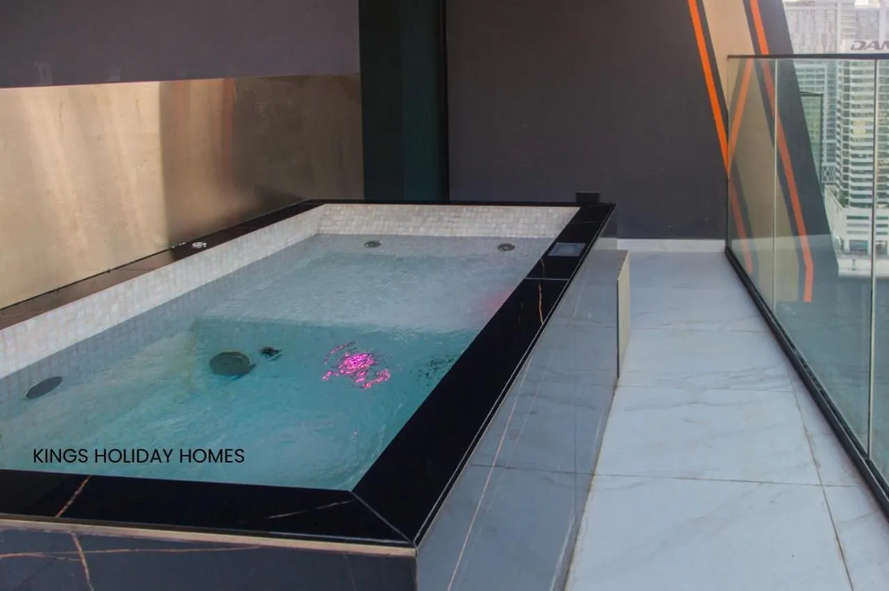 Binghatti Canal With Private Jacuzzi Burj Khalifa View Kings Dubai