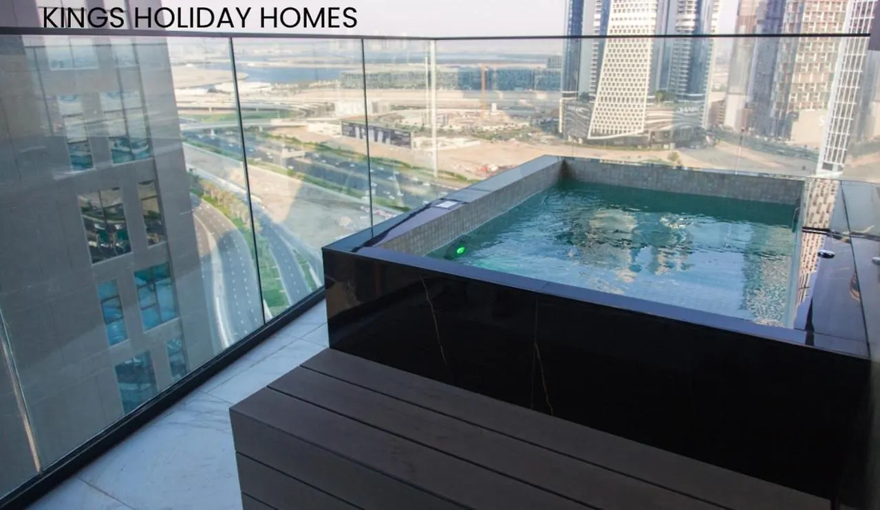 Binghatti Canal With Private Jacuzzi Burj Khalifa View Kings Dubai United Arab Emirates